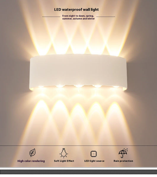 Lámpara de Pared LED Telescópica Blanca Resistente al Agua - Image 18