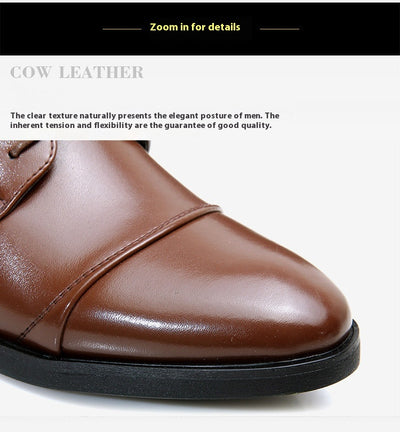 Zapatos Formales de Cuero para Hombre Talla Grande - Respirable y Cómodo - Image 27