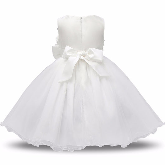 Vestido de Princesa Tutú Floral para Niña - Fiesta, Boda y Cumpleaños - Image 6