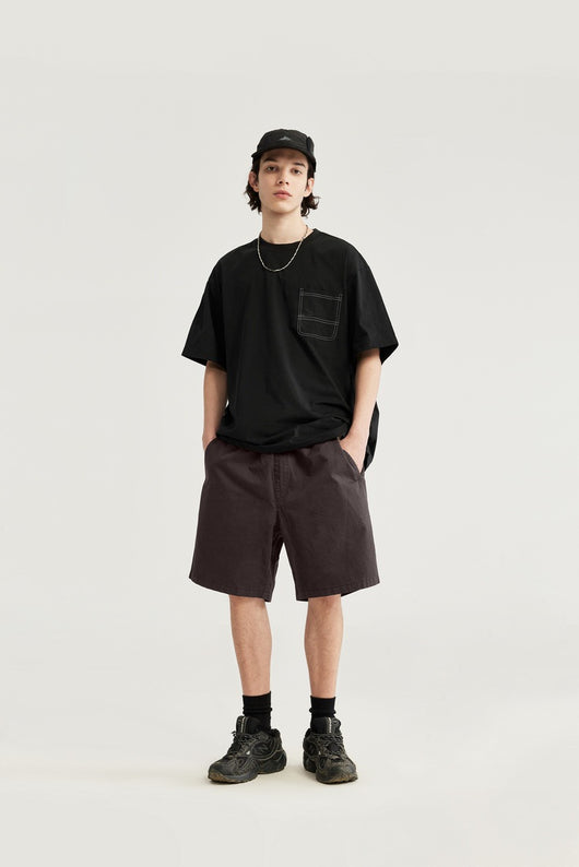 Shorts Rectos Lavados Ecoamigables - Comodidad Sostenible - Image 21