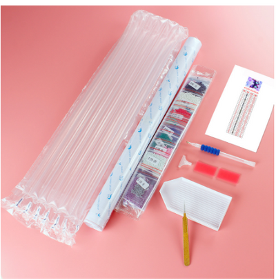 Kit de Pintura de Diamantes: Gato, Pez Dorado y Brillantes - Image 3