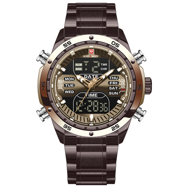 Reloj Deportivo Multifuncional Resistente al Agua con Correa de Acero - Image 16