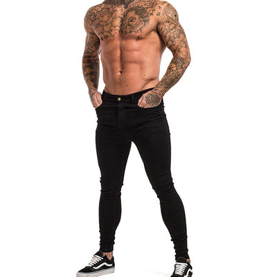 Jeans Slim Ajustado Negro Clásico - Image 5