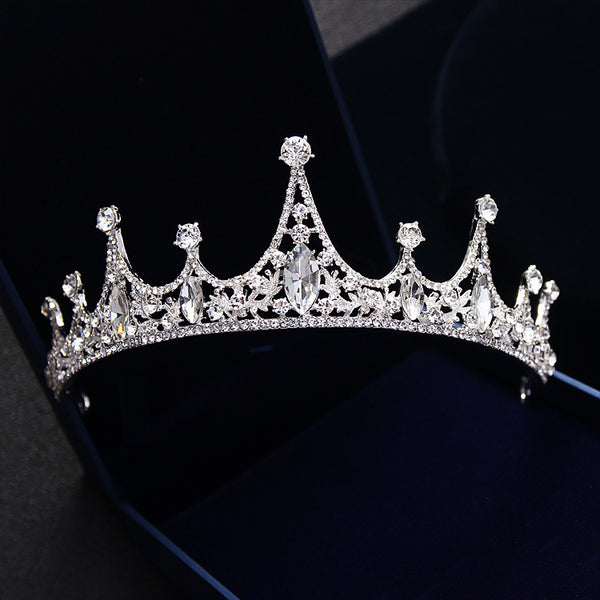 Tiara Nupcial Princesa Coreana con Corona de Diamantes