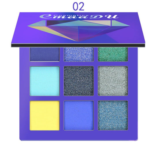 Paleta de 9 Sombras Diamantadas con Brillo Intenso - Image 7