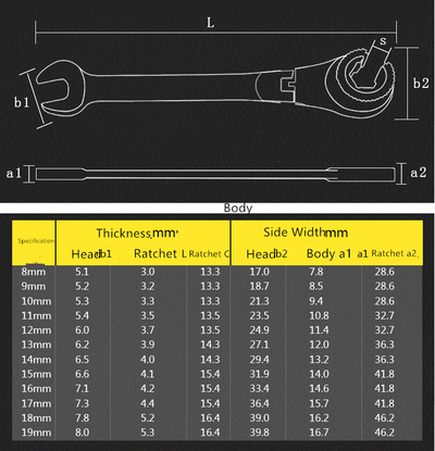Llave Combinada Profesional - Image 8