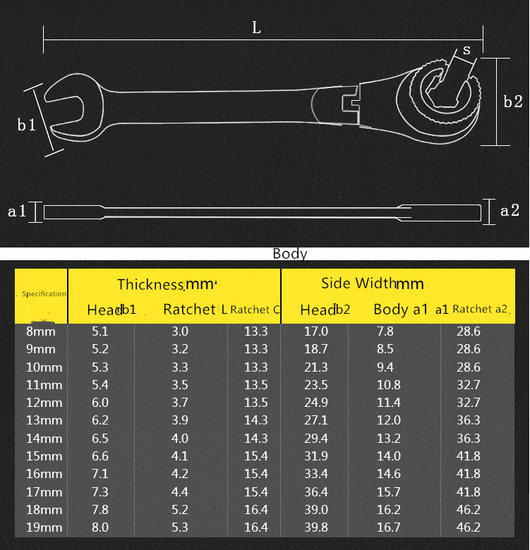 Llave Combinada Profesional - Image 8