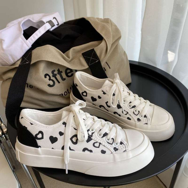 Zapatillas de Lona Plataforma Baja para Mujer
