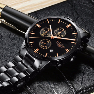 Reloj de Cuarzo Multifuncional para Negocios - Image 3