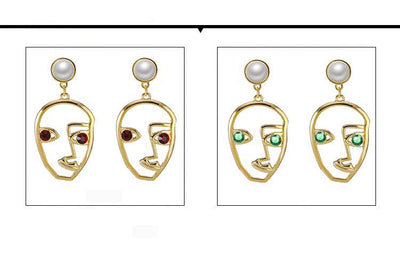 Aretes de Perla con Diseño de Personalidad Coreana - Image 9