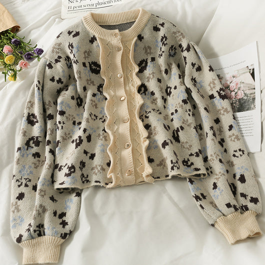 Cardigan Holgado Estilo Universitario para Mujer - Image 28