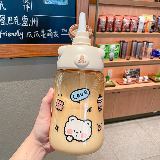 Botella de Agua Infantil con Popote - Diseño Adorable y Portátil - Image 8