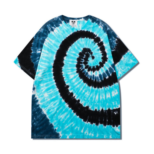Camiseta Hip Hop Rayas Remolino Manga Corta - Image 16