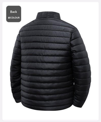 Abrigo de Invierno Unisex Acolchado con Cuello Alto - Resistente al Viento - Image 18