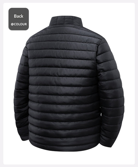Abrigo de Invierno Unisex Acolchado con Cuello Alto - Resistente al Viento - Image 18