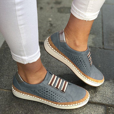 Zapatillas Deportivas de Cuero para Mujer - Estilo Casual