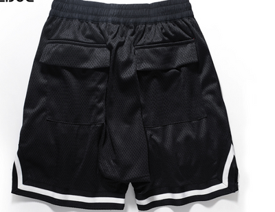 Shorts Deportivos Holgados con Cierre para Hombre - Estilo Europeo Moderno - Image 3