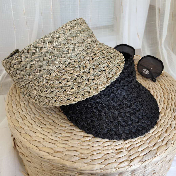 Sombrero de Rafia Tejida para el Sol