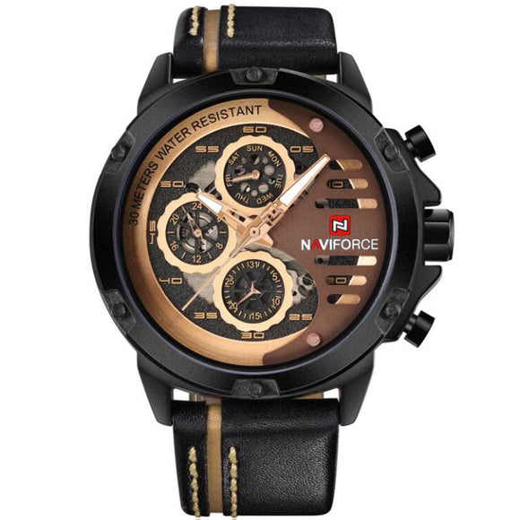 Reloj de Cuarzo Multifuncional con Correa