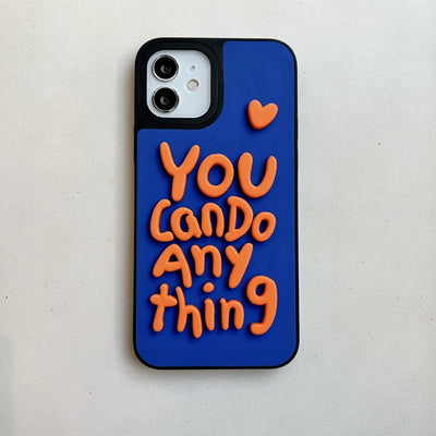Funda de Cuero Inglés con Silicona para Teléfono - Contraste Elegante - Image 4