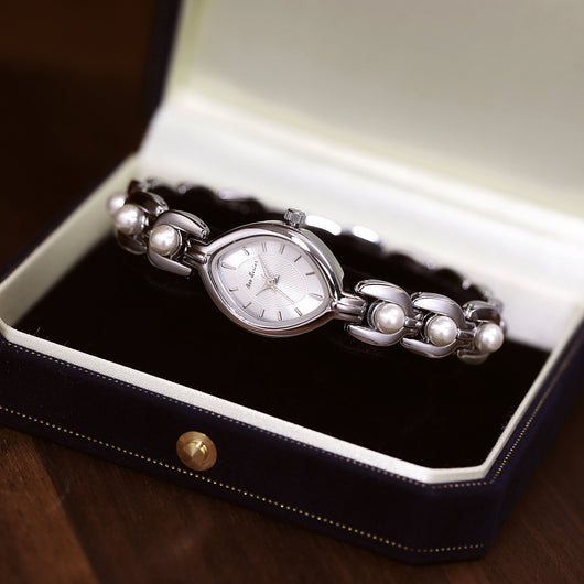 Reloj Elegante para Mujer con Perlas Simuladas - Diseño Lujo Clásico - Image 4
