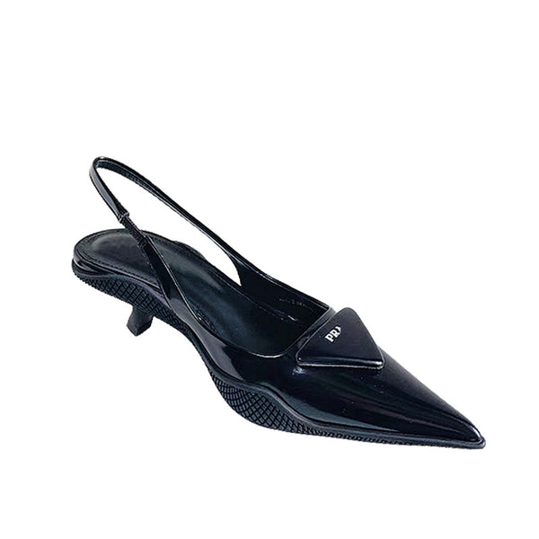Sandalias de Tacón Alto y Bajo con Punta Afilada 3cm