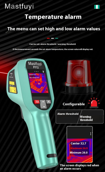 Cámara Termográfica Infrarroja Industrial HD - Detección de Fugas y Diagnóstico de Sistemas - Image 6