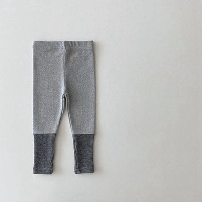 Leggings de Algodón Elastizado con Combinación de Colores para Niñas - Image 23