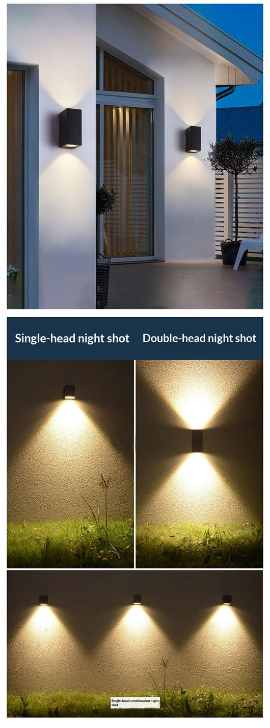 Lámpara LED Doble para Exterior - Iluminación Moderna para Patios y Jardines - Image 21