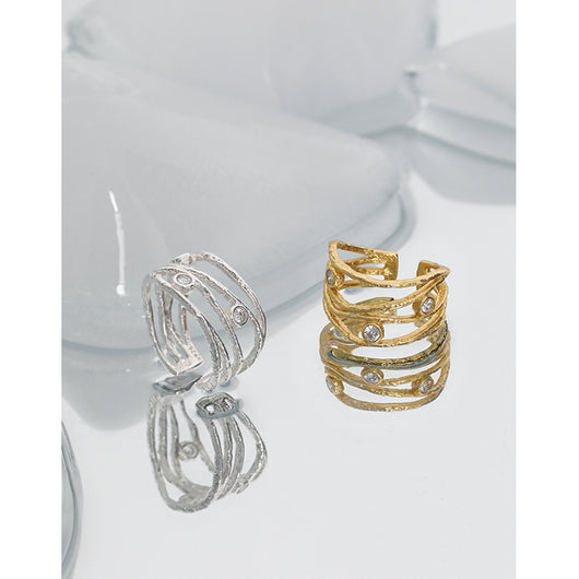 Anillo de Plata Esterlina 925 con Circón Diseño Exclusivo para Mujer - Image 11