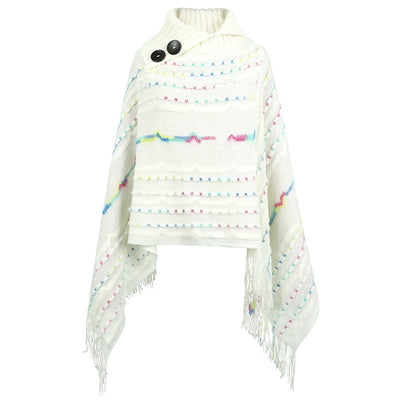 Capa Tejida con Cuello Solapa para Mujer - Image 6