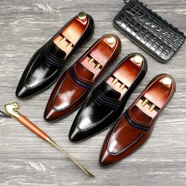 Zapatos de Cuero para Hombre Mocasines Elegantes