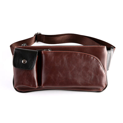 Bolsa de Pecho Retro para Hombre - Bandolera Deportiva Estilo Coreano - Image 4