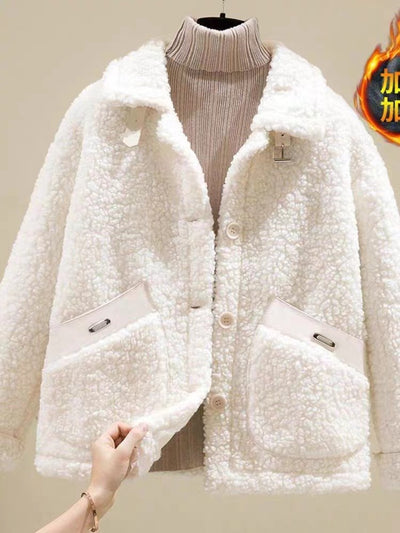 Abrigo Cálido Oversize con Forro Polar para Mujeres Petite - Image 11