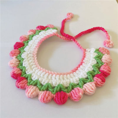 Collar Toalla Tejido de Lana con Degradado de Color para Mascotas - Image 6