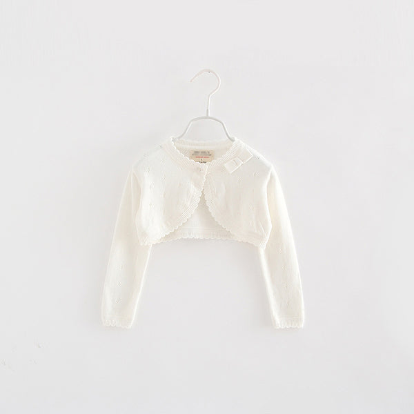 Cardigan Tejido con Moño - Suéter Ligero Perfecto para Aire Acondicionado