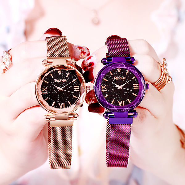 Reloj de Cuarzo con Cierre Magnético Lazy Star