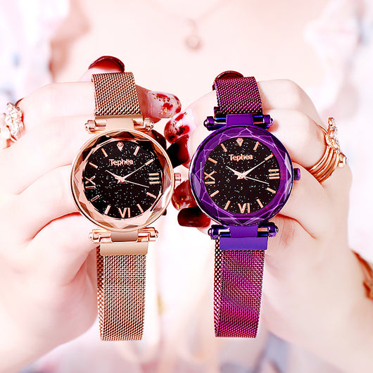 Reloj de Cuarzo con Cierre Magnético Lazy Star