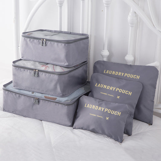 Set de 6 Bolsas Organizadoras de Viaje