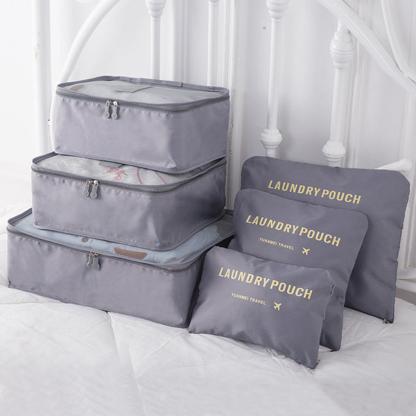 Set de 6 Bolsas Organizadoras de Viaje