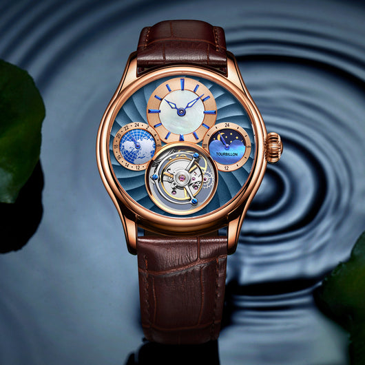 Reloj Mecánico Automático Hueco para Hombre de Negocios - Image 7