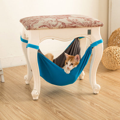 Hamaca Colgante para Gatos - Sofá Desmontable con Cojín Confortable
