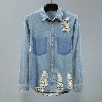Camisa Vaquera de Manga Larga para Hombre - Image 5