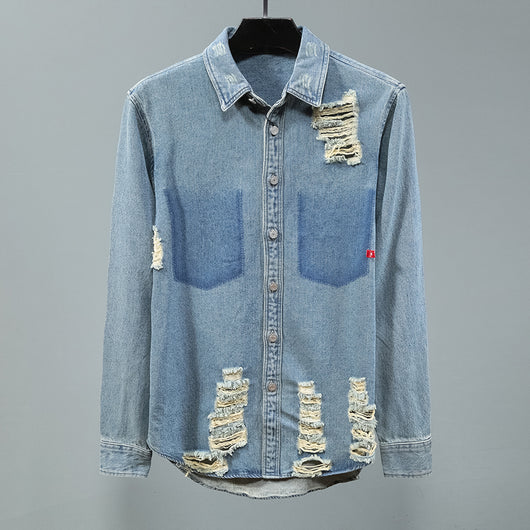 Camisa Vaquera de Manga Larga para Hombre - Image 5