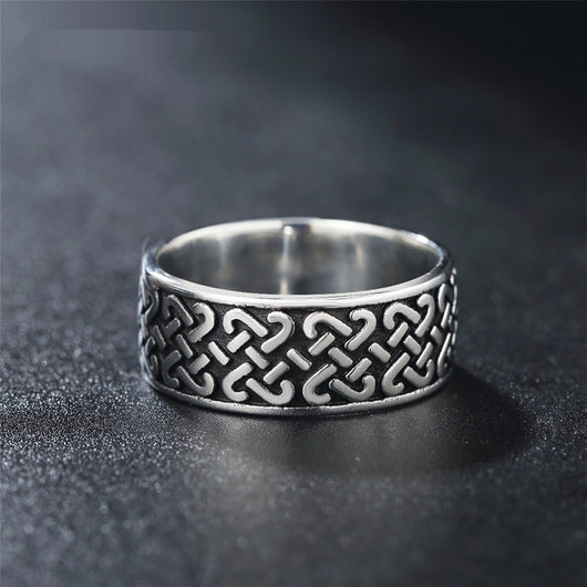 Anillo de Acero Titanio para Hombre con Diseño Retro Minimalista Personalizado - Image 3