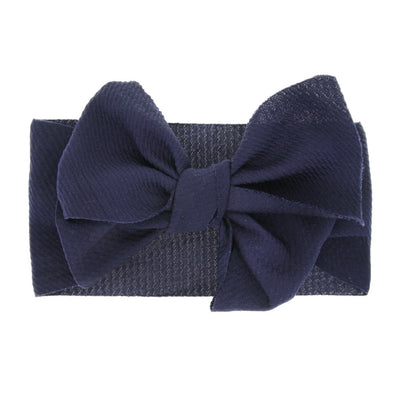 Diadema con Moño para Recién Nacido - Colores Sólidos - Image 17