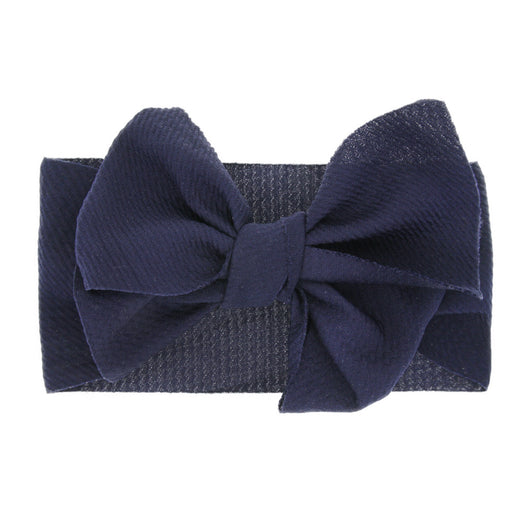 Diadema con Moño para Recién Nacido - Colores Sólidos - Image 17