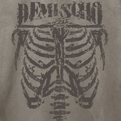 Playera de Ante con Estampado Calavera Oscura para Hombre - Image 36