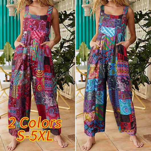 Mono Étnico para Mujer con Tirantes y Estampado Decorativo - Image 9