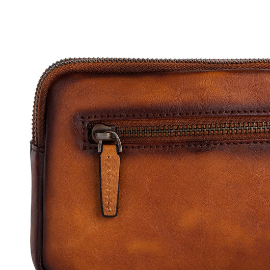 Billetera Vertical de Cuero Genuino Primera Capa Diseño Cuadrado para Hombre - Image 24
